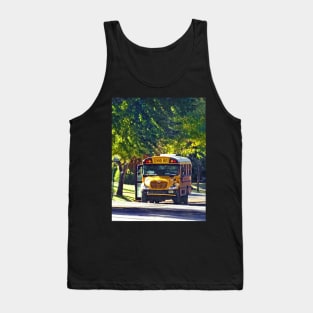 School Bus With Open Door Tank Top